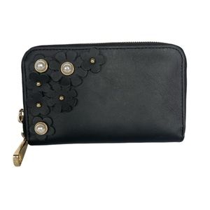 Zac Posen | Black Leather Wallet/clutch